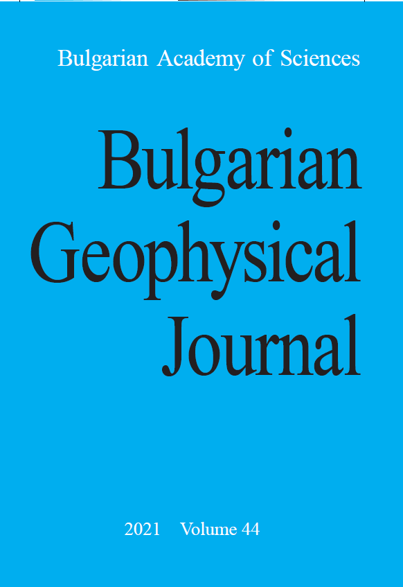 Bulgarian Geophysical Journal. National Institute in Geophysics, Geodesy and Geography. Bulgarian Academy of Sciences